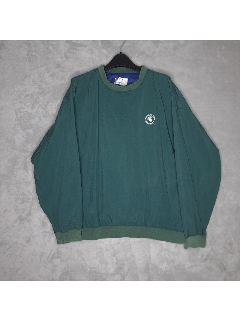 Gear For Sports XLarge Michigan State University Pullover Windbreaker Green